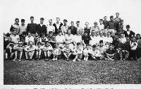 League of Three Youth Club Camping at Galmpton, Devon 1955